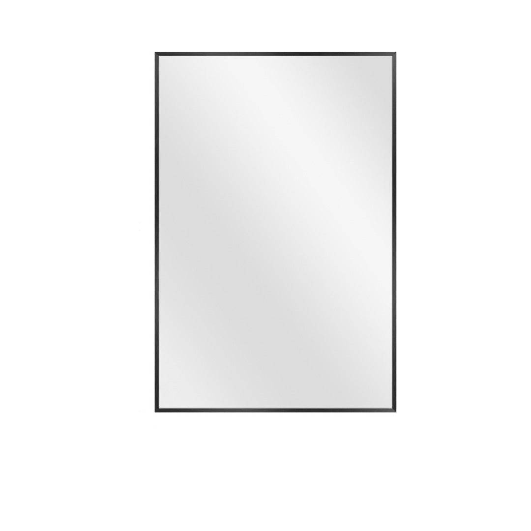 Black Rectangular Wall Mirror