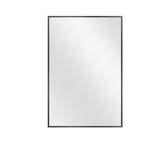 Black Rectangular Wall Mirror