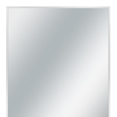 Silver Rectangular Wall Mirror