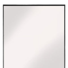 59" Black Metal Framed Full Length Mirror - Homeroots