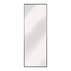 59" Black Metal Framed Full Length Mirror - Homeroots