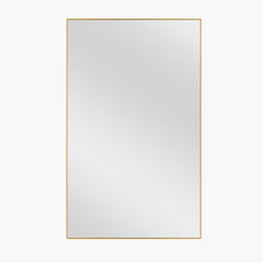 51" Gold Metal Framed Full Length Hanging Mirror - Homeroots