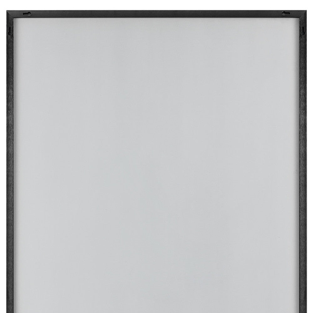 Jumbo Minimal Black Bathroom Vanity Mirror