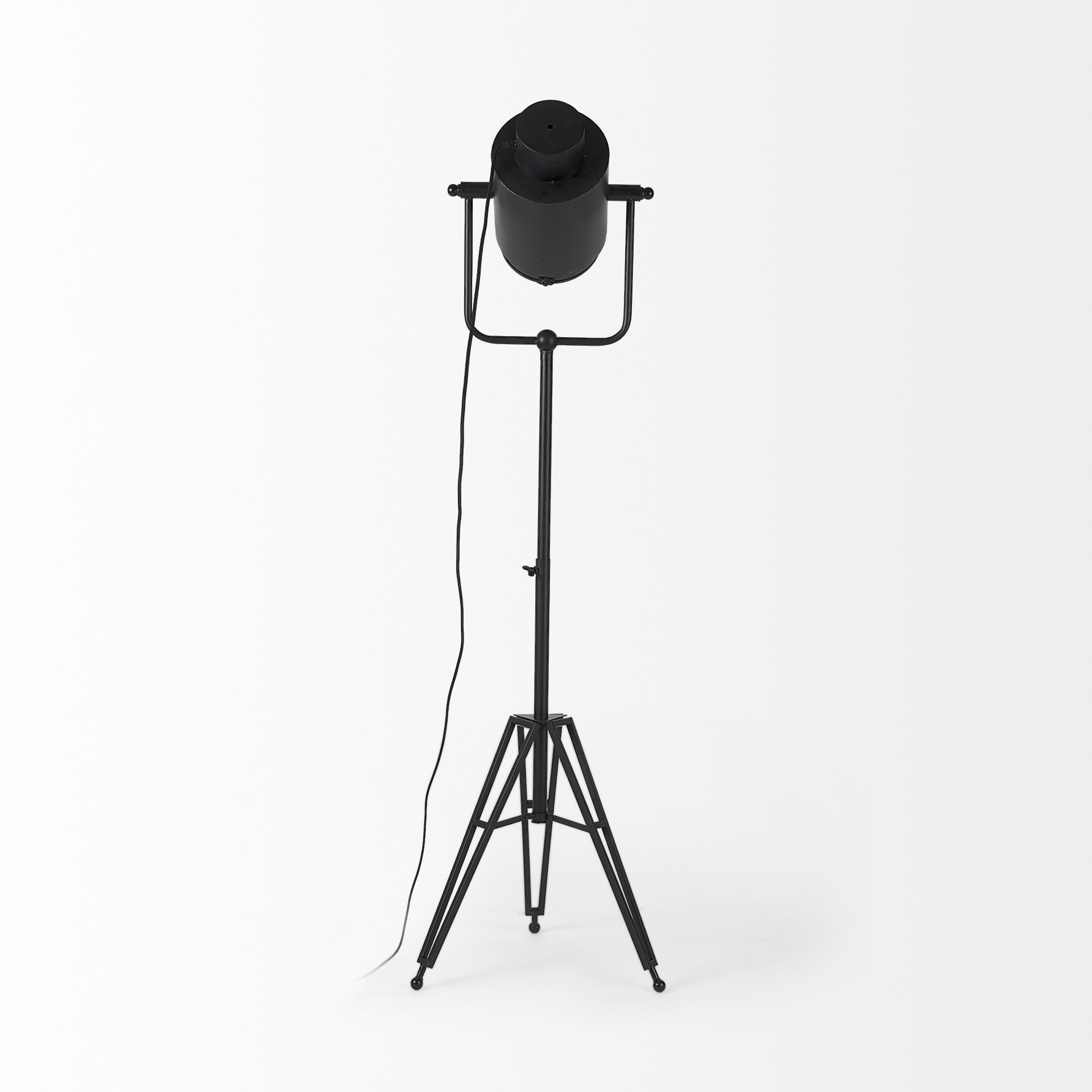 61" Black Movie Set Floor Lamp