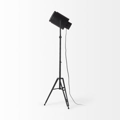 61" Black Movie Set Floor Lamp