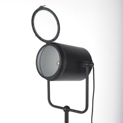 61" Black Movie Set Floor Lamp - Homeroots