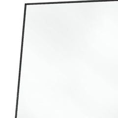 71" Black Metal Framed Standing Mirror