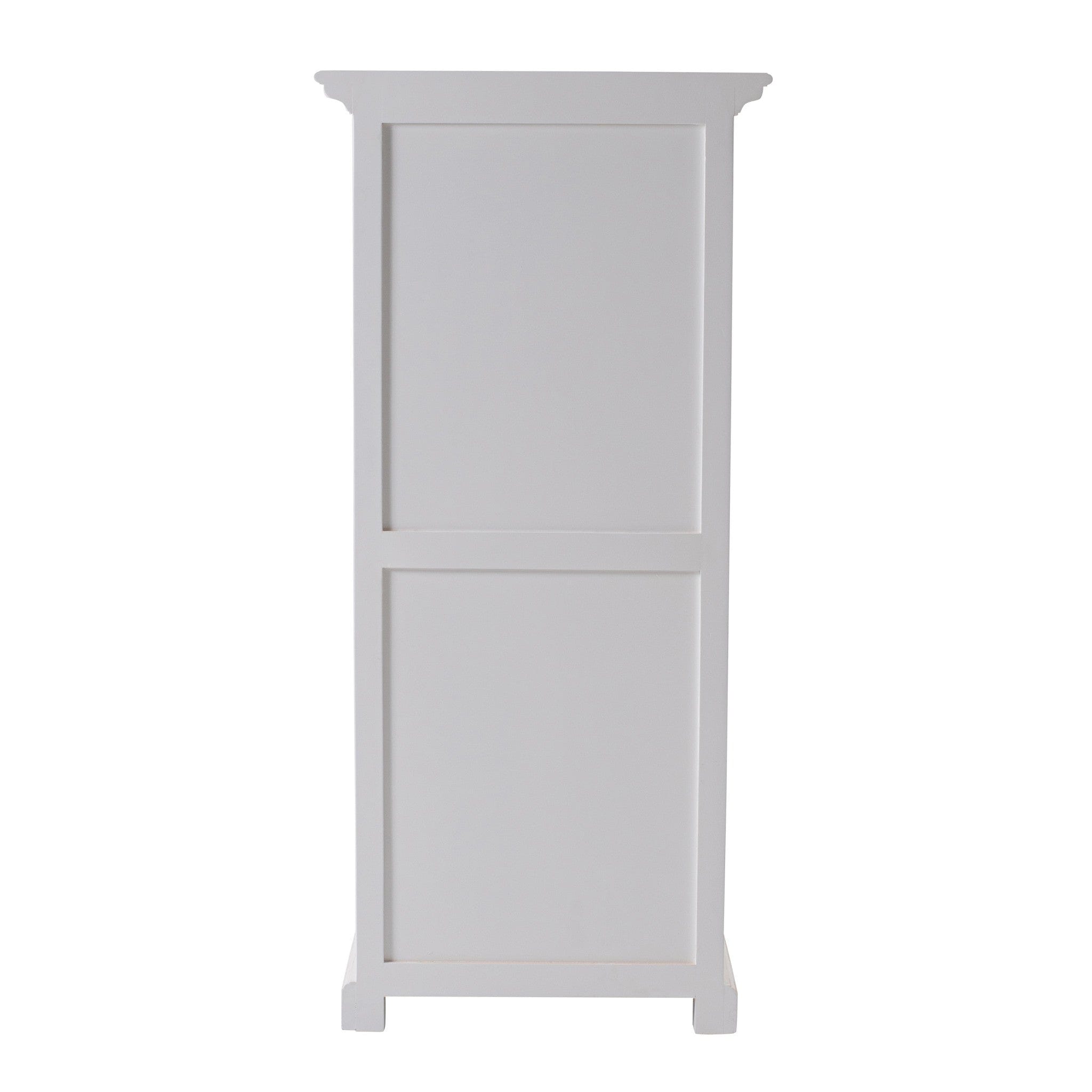 52" White Two Drawer Storage Cabinet With Baskets - Homeroots