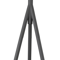 61" Matte Tripod Floor Lamp With Gray Cone Shade