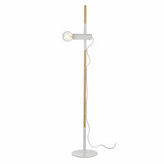 55" Natural Reading Floor Lamp - Homeroots