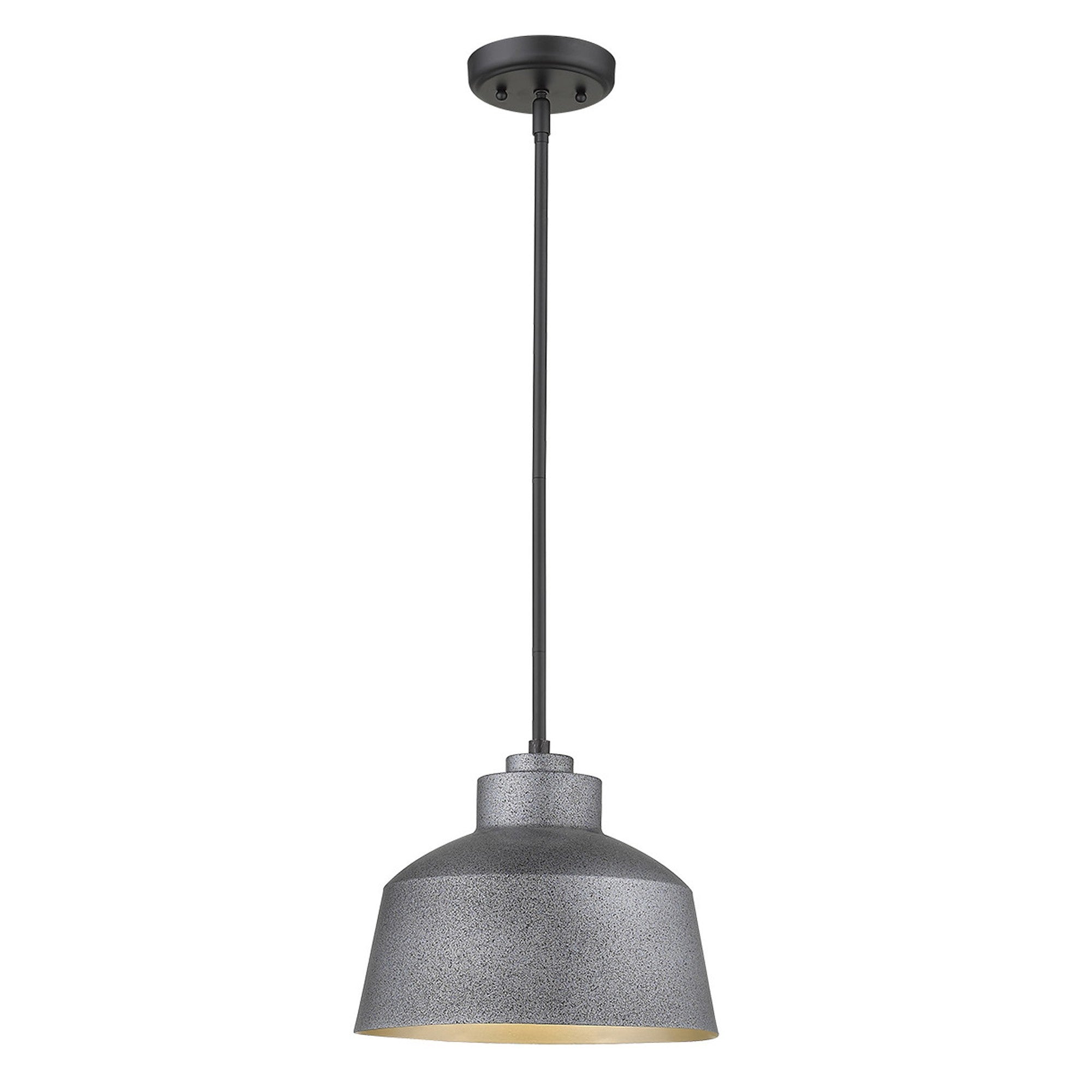 Barnes 1-Light Gray Convertible Pendant