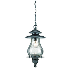 Matte Black Oil Lantern Hanging Light