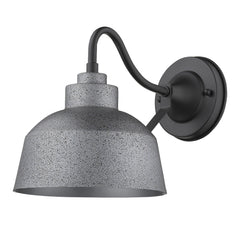 Barnes 1-Light Gray Wall Light - Homeroots