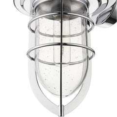 Silver Teardrop Shape Wall Sconce