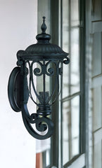 Traditional Matte Black Wall Sconce