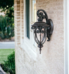 Dark Brown Hanging Goblet Wall Light