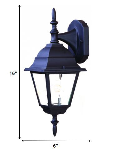 Black Swing Arm Outdoor Wall Light