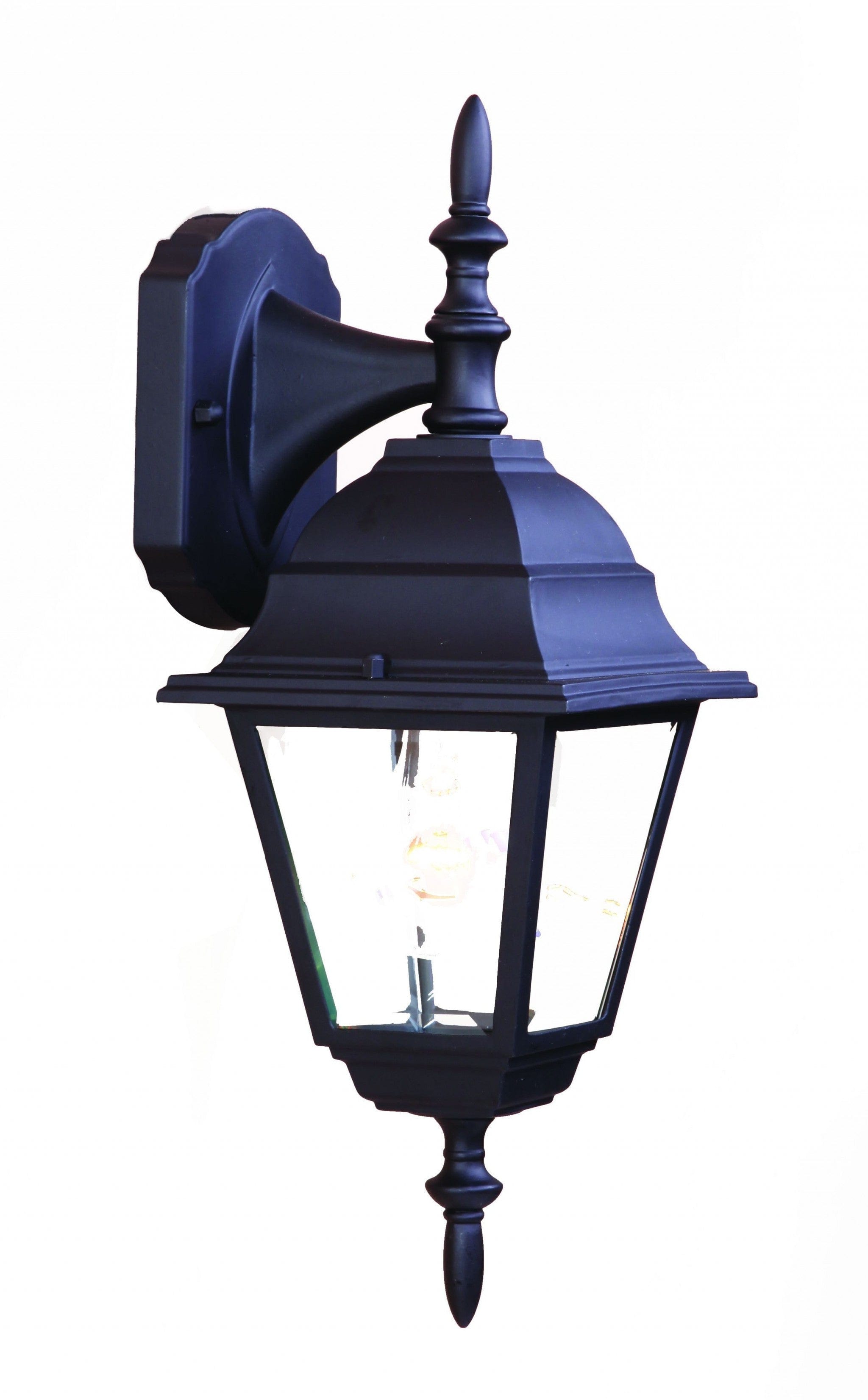 Black Swing Arm Outdoor Wall Light - Homeroots