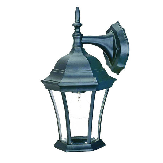 Matte Black Hanging Carousel Lantern Wall Light