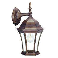 Dark Brown Hanging Carousel Lantern Wall Light