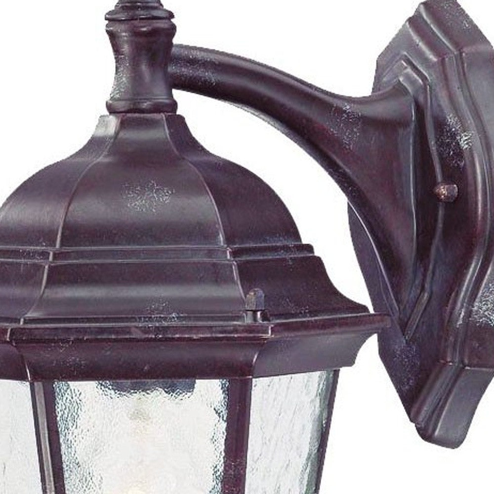 Two Light Brown Hanging Carousel Wall Light