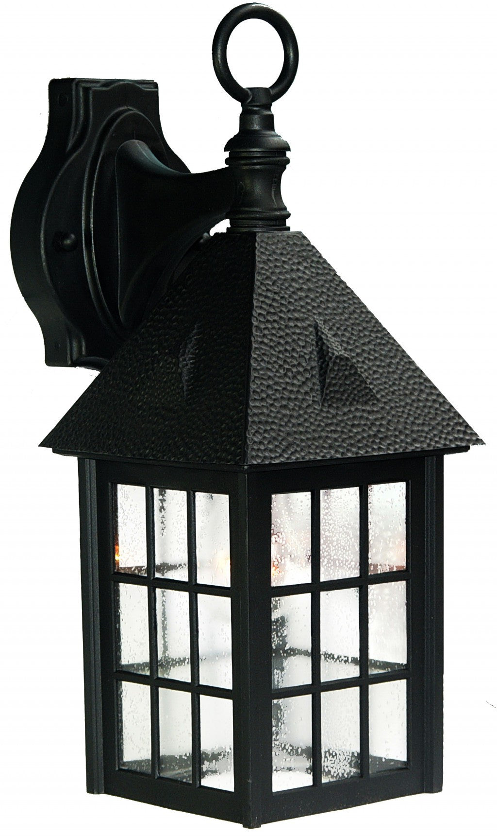 Matte Black House Shaped Wall Light