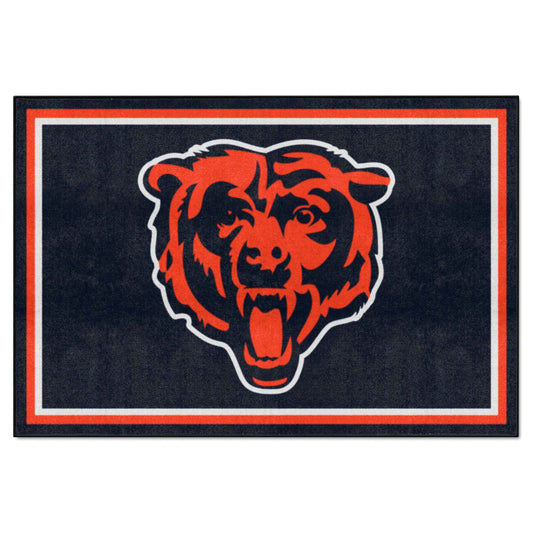 Chicago Bears 5ft. x 8 ft. Plush Area Rug - Chicago Bears