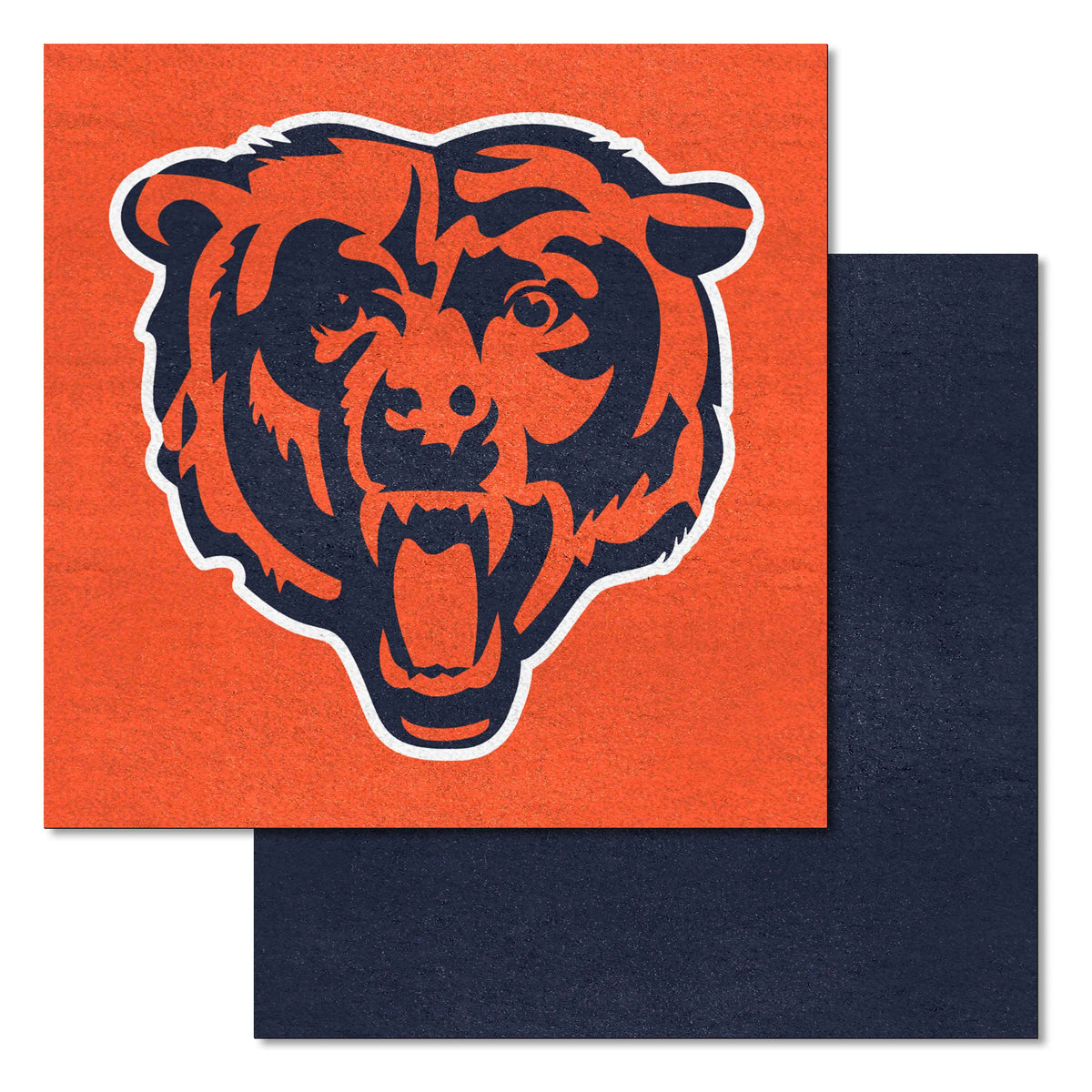 Chicago Bears Team Carpet Tiles - 45 Sq Ft. - Chicago Bears