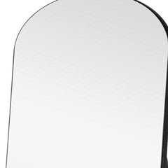 71" Black Arch Wood Frame Full Length Standing Mirror