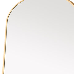 Gold Arched Full-length Standing Mirror