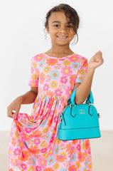 Caribbean Blue Girl's Crossbody Purse - Mila & Rose ®