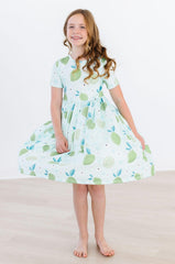 Key Lime Cutie S/S Pocket Twirl Dress