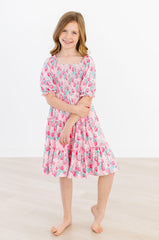 Strawberry Shortcake Smocked Ruffle Dress