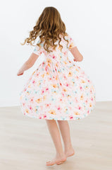 Butterfly Kisses S/S Pocket Twirl Dress - Mila & Rose ®