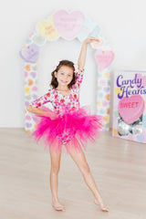 Secret Garden 3/4 Sleeve Tutu Leotard