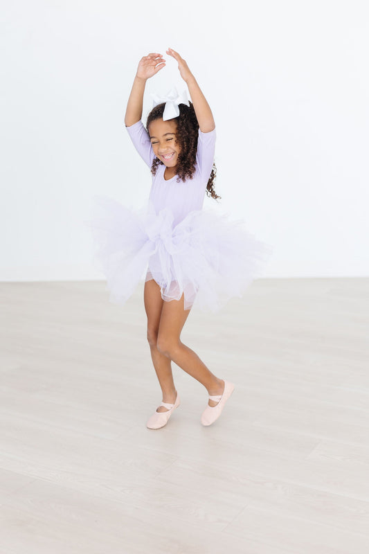 Lavender 3/4 Tutu Leotard