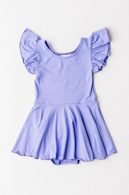 Periwinkle S/S Twirl Leotard