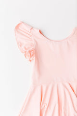 Peach S/S Twirl Leotard