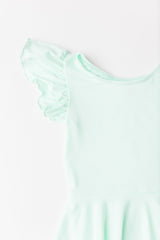 Pastel Green S/S Twirl Leotard