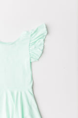 Pastel Green S/S Twirl Leotard