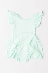 Pastel Green S/S Twirl Leotard