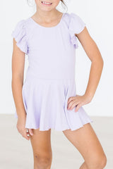 Lavender S/S Twirl Leotard