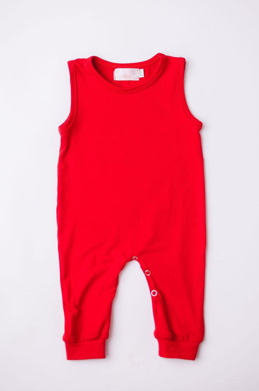 Red Tank One-Piece Jogger