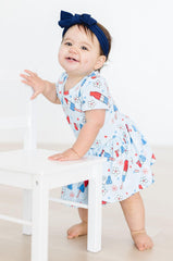 Proudly Patriotic S/S Twirl Bodysuit - Mila & Rose ®