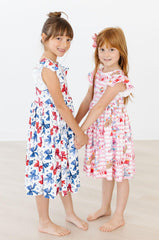 Off to the Circus Flutter Sleeve Twirl Dress - Mila & Rose ®