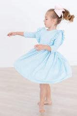 Bluebird 3/4 Ruffle Twirl Dress - Mila & Rose ®