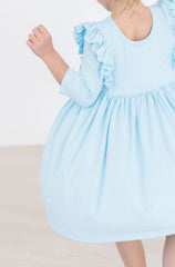 Bluebird 3/4 Ruffle Twirl Dress - Mila & Rose ®