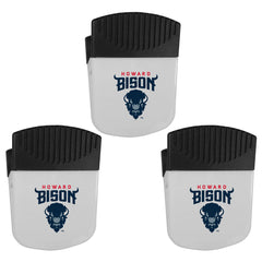 Howard University Bison Chip Clip Magnets, 3pk