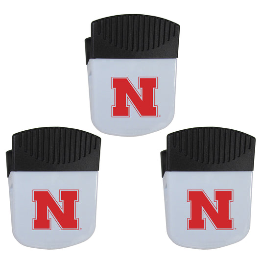 Nebraska Cornhuskers Chip Clip Magnets, 3pk