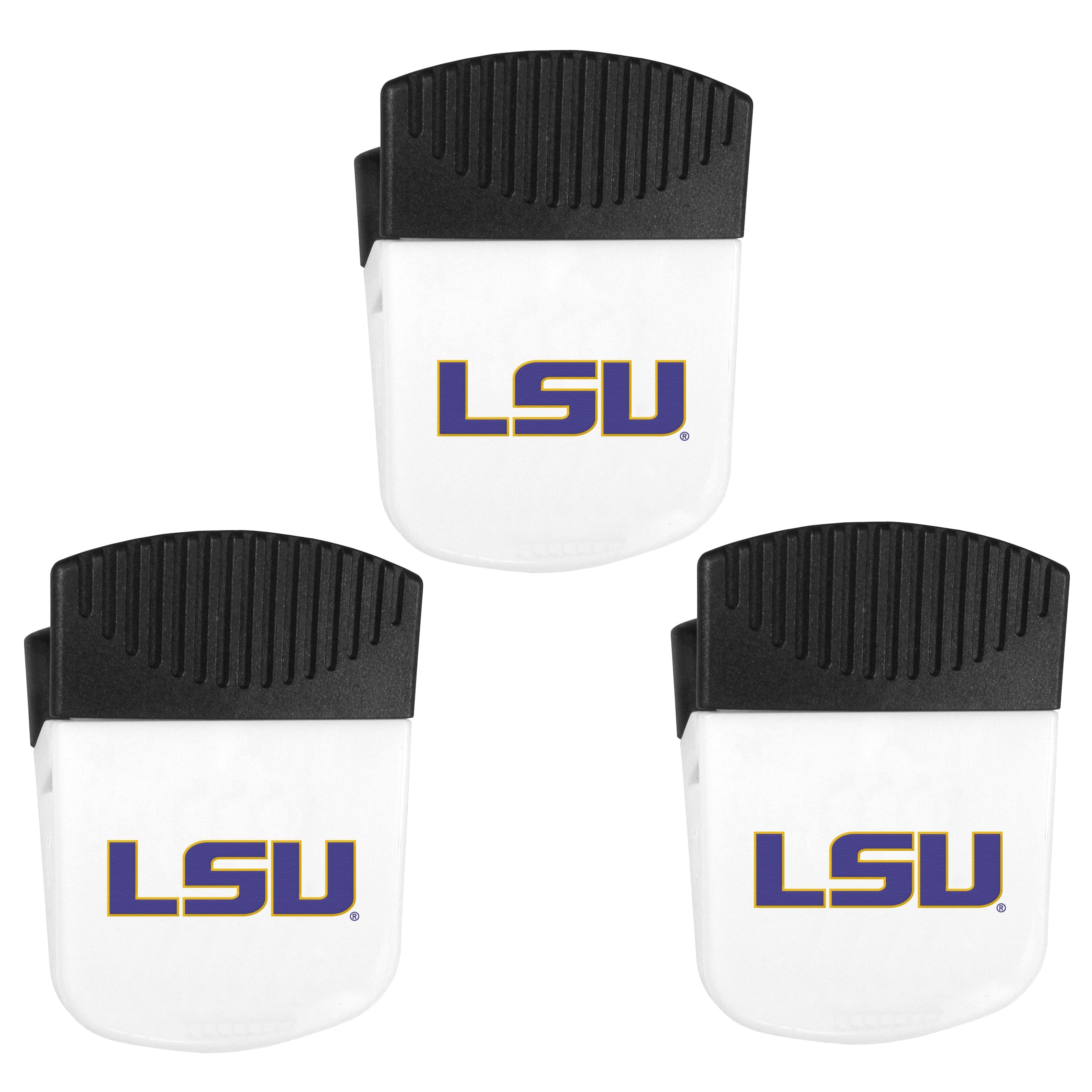 LSU Tigers Chip Clip Magnets, 3pk - LSU Tigers